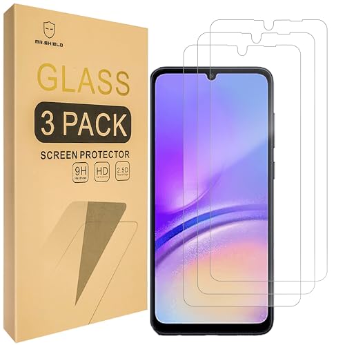 Mr.Shield [3-Pack] Screen Protector For Samsung Galaxy A05 [Tempered Glass] [Japan Glass with 9H Hardness] Screen Protector