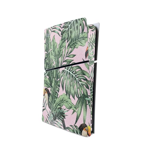 MightySkins Glossy Glitter Skin Compatible with Playstation 5 Slim Digital Edition Console Only - Hidden Toucan | Protective, Durable High-Gloss Glitter Finish | Easy to Apply | Made in The USA