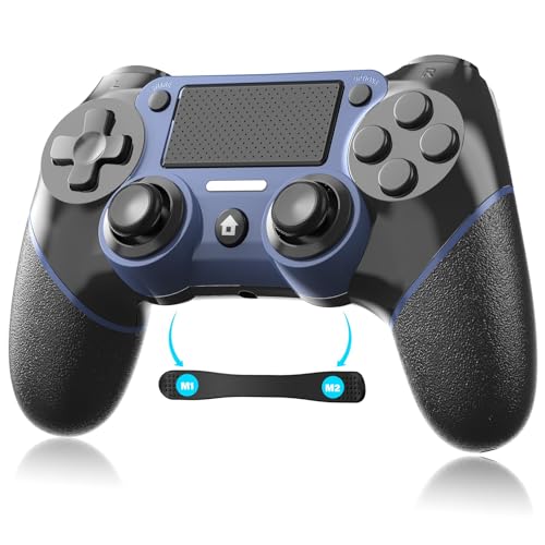 Niacop P4 Controller, p4 controller with Macro Programming Function, Dual Vibration, Turbo 3-level adjustable, 3.5MM headphone jack etc., [2024 Latest Upgrade]