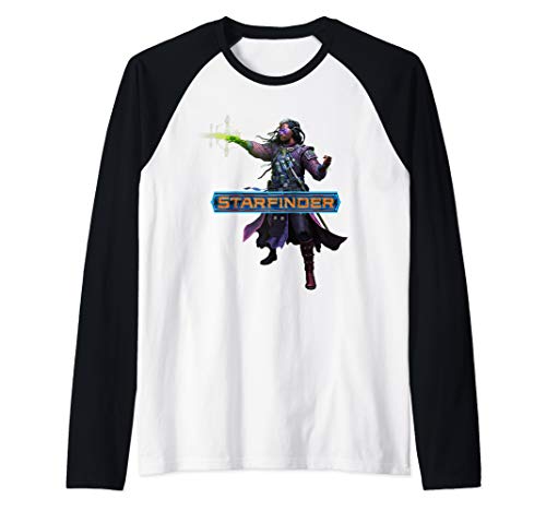 Starfinder: Zemir the Witchwarper Raglan Baseball Tee