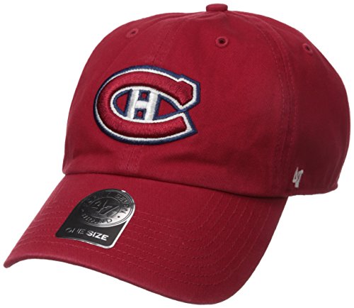 NHL Montreal Canadiens Clean Up Cap, One Size, Red