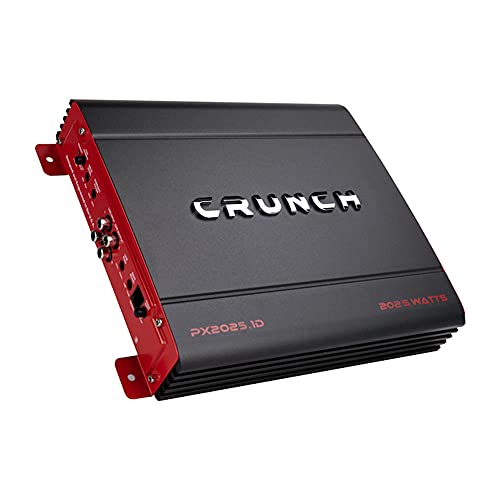 Crunch PX-2025.1D Power X Series 2,000-Watt-Max Monoblock Class D Amp with Wired Bass Remote