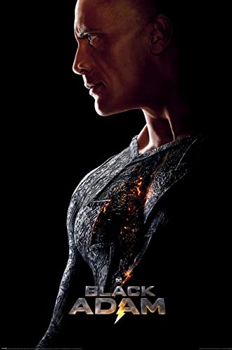 Black Adam - DC Movie Poster (Regular Style A - Out Of The Darkness) (Size: 24' x 36')