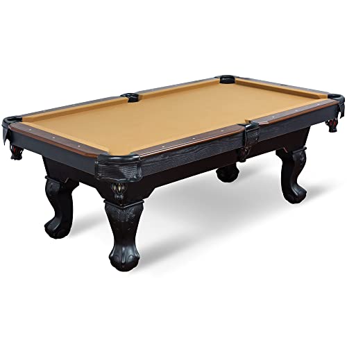 EastPoint Sports Masterton Tan Billiard Table - Bar-Size Pool Table 87 Inch – Perfect Indoor Game Billiards Table for Family Game Room