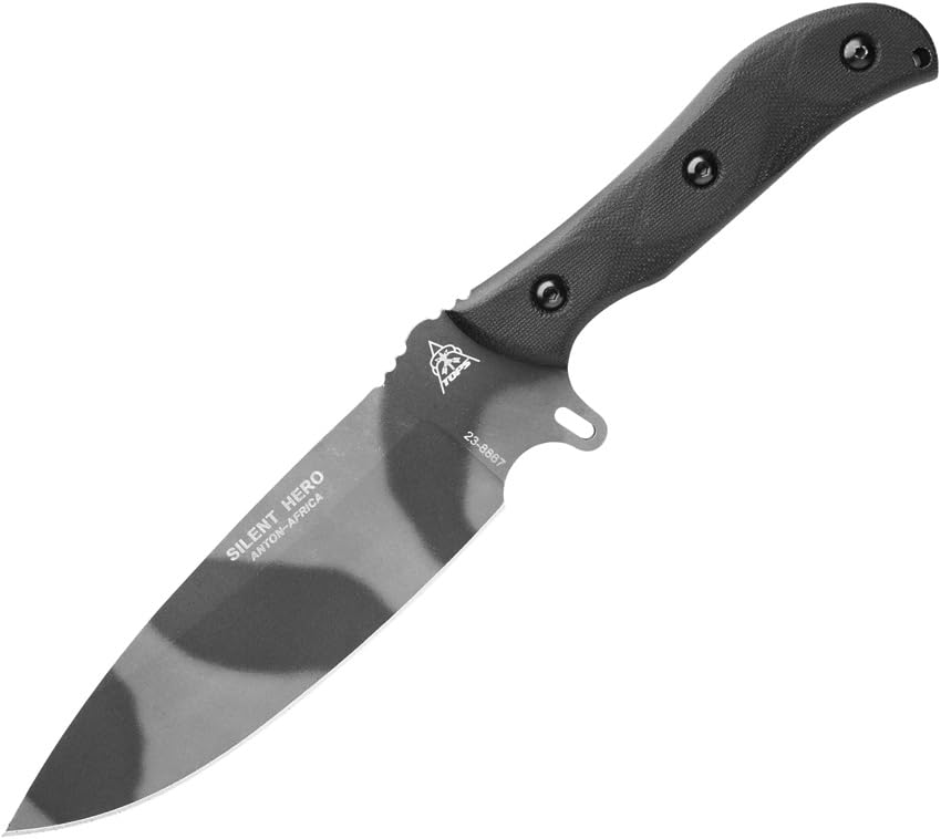 Tops Knives TPHERO04C: Silent Hero Smooth Handle