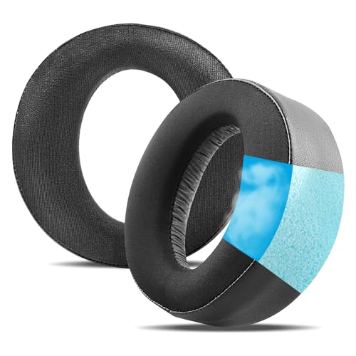 GVOEARS Ear Pads Cushions Replacement for Sony Playstation 5 PS5 Pulse 3D Wireless Headset (Cooling-Gel Black)