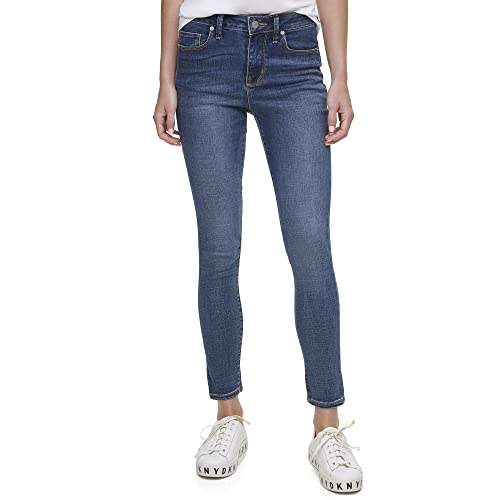 DKNY Women's Stretchy Skinny Jeans, DEEP INDIG, 31
