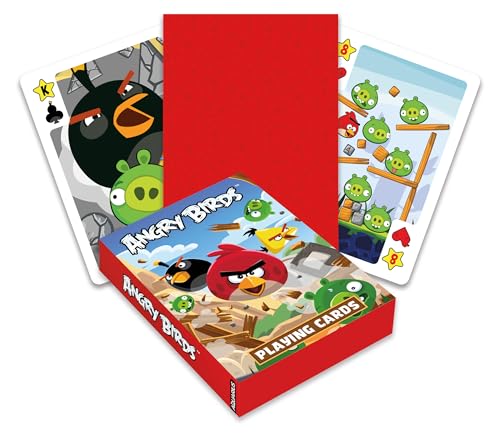 Aquarius Angry Birds Playing Cards – Angry Birds Themed Deck of Cards for Your Favorite Card Games - Officially Licensed Angry Birds Merchandise & Collectibles