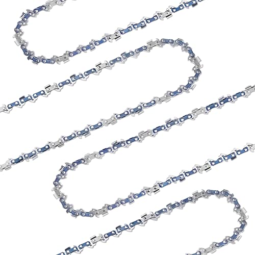 4 Pack 16 Inch Chainsaw Chain 3/8' LP Pitch .050'' Gauge 56 Drive Links fits Husqvarna, Echo, Poulan, Craftsman and more