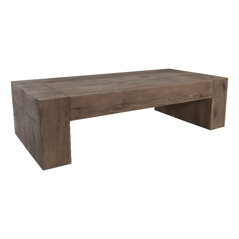 Kosas Home Bristol Transitional Wood Coffee Table in Natural Brown
