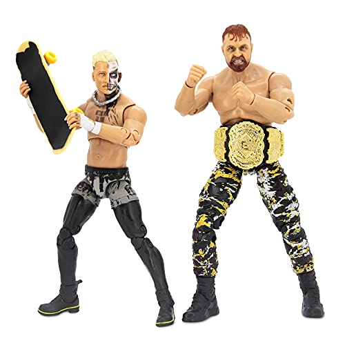 All Elite Wrestling AEW Unrivaled Collection Rivals Pack - Darby Allin and Jon Moxley Action Figures, Plus Accessories - Amazon Exclusive