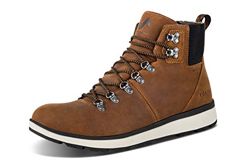 Forsake Davos High - Men's Waterproof Premium Leather Boot (9.5 M US, Toffee)