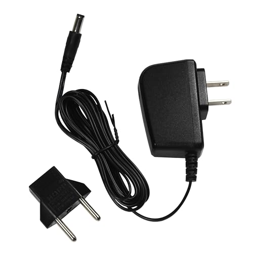 HQRP 9V AC Adapter Compatible with Danelectro N10BK Honey Tone Mini Amp/DA-1 PSU Part Plus HQRP Euro Plug Adapter