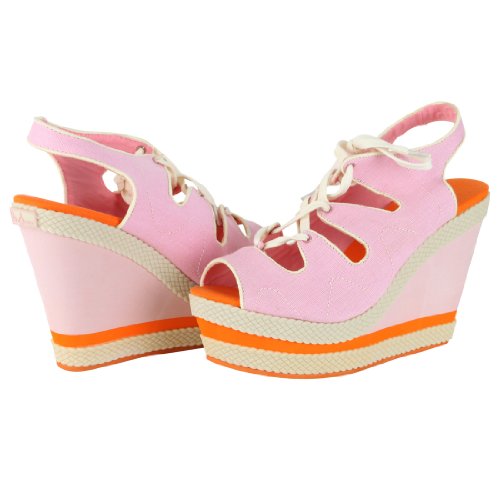 Philip Simon 'Adele' Wedge, Sneaker-Style Shoes (6 M, Pink)