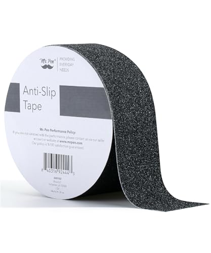 Mr. Pen- Grip Tape, 2 Inch, 23 Feet, Anti Slip/Non Skid Tape, Grip Tape, Friction Tape for Stair, Black Grip Tape Roll, Waterproof