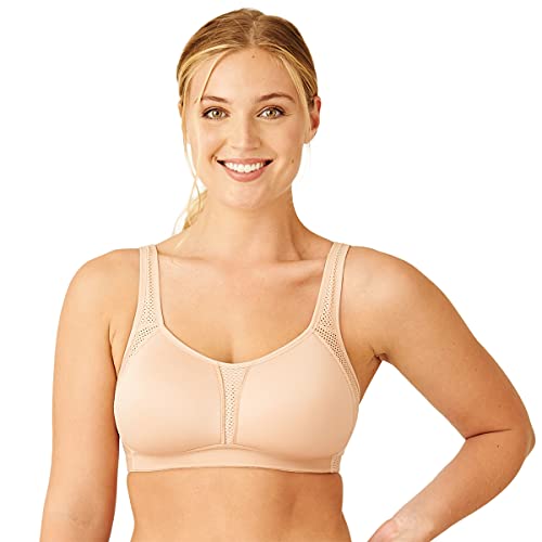 Wacoal Women's Sport Bra Wirefree, Sand, 34D