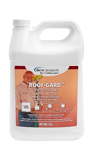Dicor RP-RG-1GL Roof Guard RV Roof Protectant Spray - White, 1 Gallon