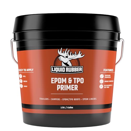 Liquid Rubber EPDM Primer - Weatherseal Camper and Trailer Roofing Coating - Weatherseal Camper and Trailer Roofing Coating 1 Gallon