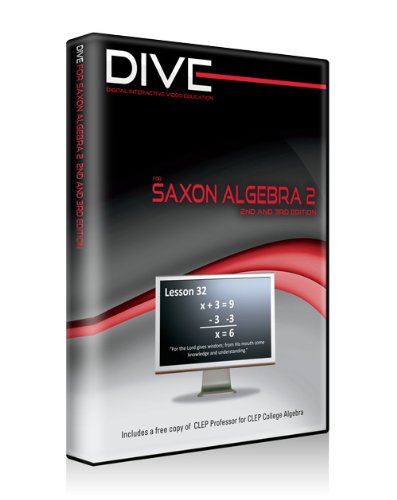 Dive Cd-ROM for Saxon Algebra 2 2nd & 3rd Edition