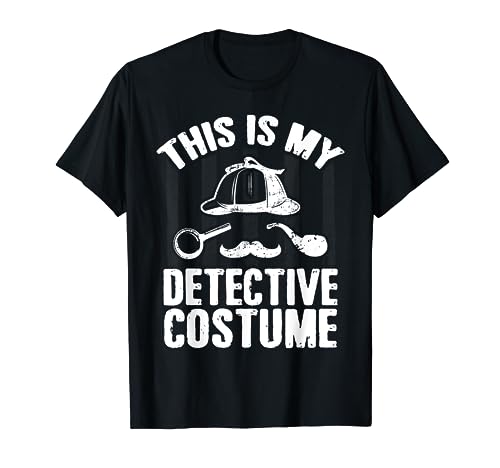 Detective Costume Halloween Wear For Men Women Kids T-Shirt