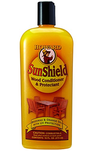 HOWARD SWAX16 Outdoor Furniture Wax, 16 Fl Oz (Pack of 1), Yellow