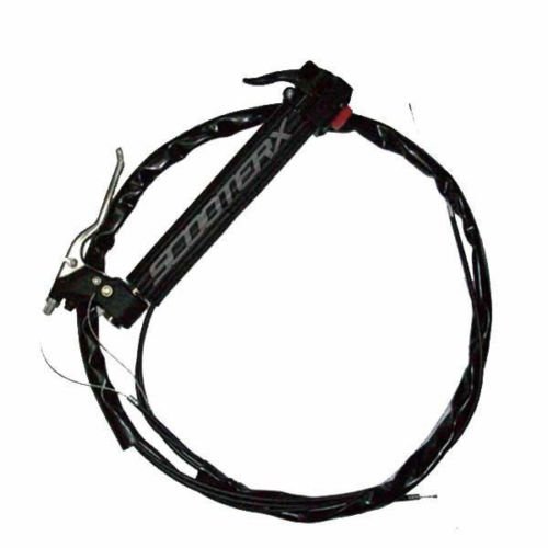 Gas Skateboard SkaterX Complete Control Assembly - Throttle Cables, Brake Cables, Brake Handle, Throttle Trigger, and Kill Switch Wires Included [1301]