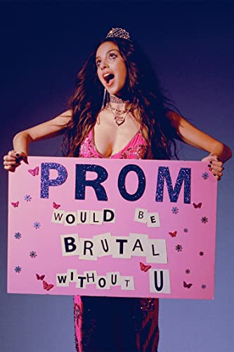 lolposter Olivia Rodrigo Poster PROM WOULD BE BRUTAL WITHOUT U Canvas Poster Unframed 12 x 18 inch(30cm x 45cm)