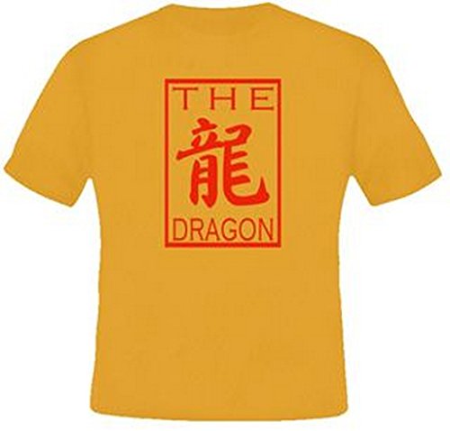 Ricky The Dragon Steamboat Retro Wrestling T Shirt L Gold
