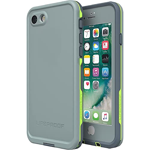 LifeProof FRĒ Series Waterproof Case for iPhone SE (3rd and 2nd Gen) & iPhone 8/7 (Only - Not Plus) - Retail Packaging - Drop in (Abyss/Lime/Stormy Weather)