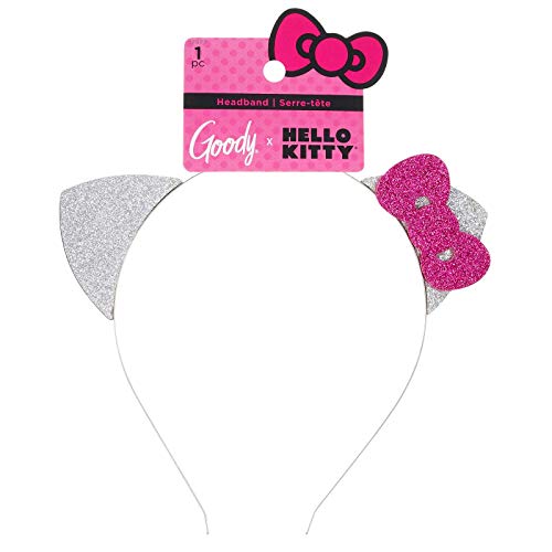 GOODY x Hello Kitty Headband with Ears - Comfort Fit for All Day Wear - For All Hair Types - Hair Accessories