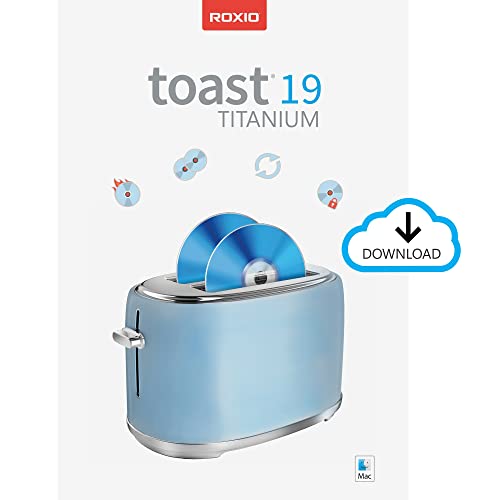 Roxio Toast 19 Titanium | CD & DVD Burner for Mac | Disc Burning, File Conversion, Multimedia Suite [Mac Download] [Old Version]