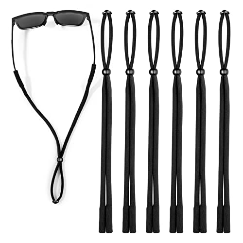 VOOGLASS Glasses Strap(6 PCS) Sports Eyeglass Strap,Adjustable Sunglasses Lanyard Neck Holders Cord Retainer for Men Women