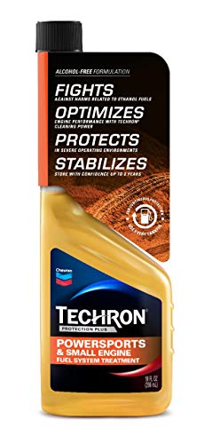 Chevron Techron Protection Plus Powersports and Small Engine Fuel System Treatment, 10 oz, Pack of 1