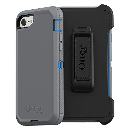OtterBox iPhone SE 3rd & 2nd Gen, iPhone 8 & iPhone 7 (not compatible with Plus sized models) Defender Series Case - MARATHONER, rugged & durable, with port protection, includes holster clip kickstand