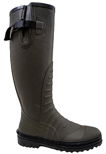 FROGG TOGGS mens Cascades Waterproof Rubber Knee Boot Rain Shoe, Green, 11 US