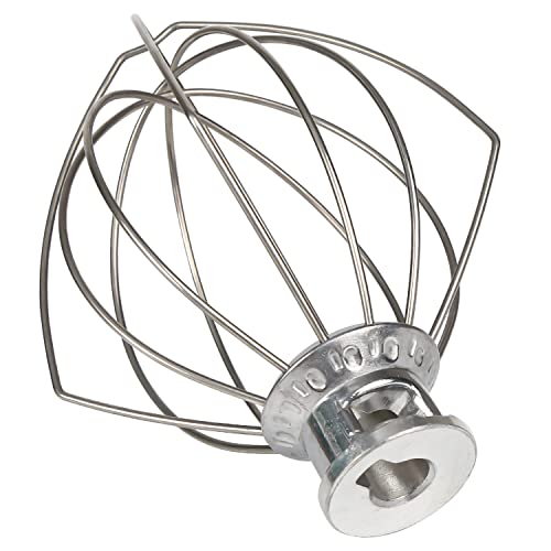 K45WW Wire Whip Attachment for Tilt-Head Stand Mixer Compatible with Kitchen-Aid – Replaces: K45WW, 9704329, 4162165, 9706446, 4176070, K455 and 4169927