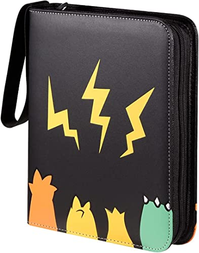 Card Holder for Trading Cards 4-Pocket, Collectible Card Binder