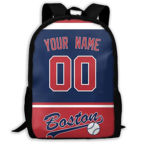 ANTKING Boston Backpack High capacity Custom Any Name and Any Number Gifts for Kids Men Fans