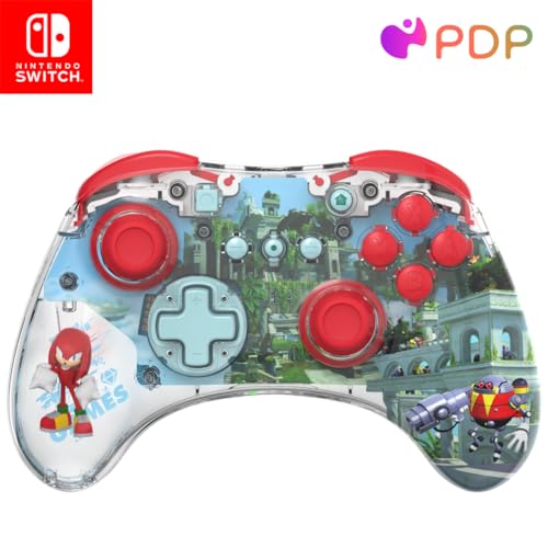 REALMz Wireless Pro Controller For Nintendo Switch & Nintendo Switch - OLED Model: Knuckles Sky Sanctuary Zone