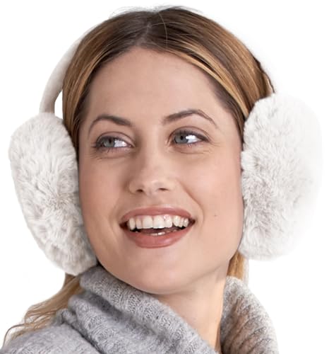 Brook + Bay Fleece Ear Muffs - Cozy & Foldable Earmuffs - Winter Ear Warmers for Women - Soft & Warm Ear Muffs for Women