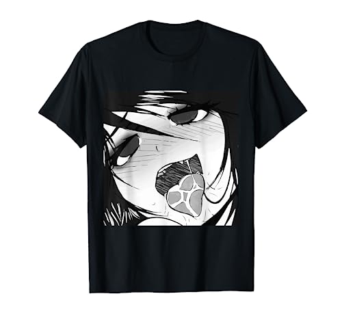 Ecchi Otaku Hentai Waifu Ahegao Girl Manga Anime T-Shirt