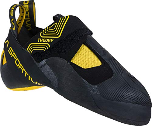 La Sportiva Theory Climbing Shoe - Men's Black/Yellow 42.5