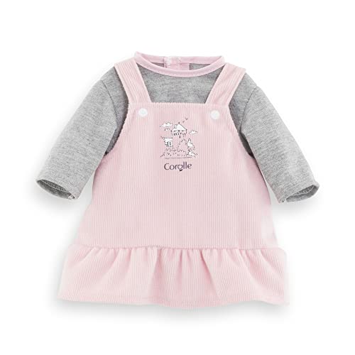 Corolle 12” Baby Doll Outfit - Loire Riverside Jumper & Long Sleeved T-Shirt - Mon Premier Poupon Clothing and Accessories fit 12' Dolls, for Kids Ages 18 Months and up