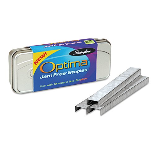 Swingline Staples, Premium for Desktop Staplers, 1/4' Length, 210/Strip, 3750/Box, Jam Free, Optima (35556)