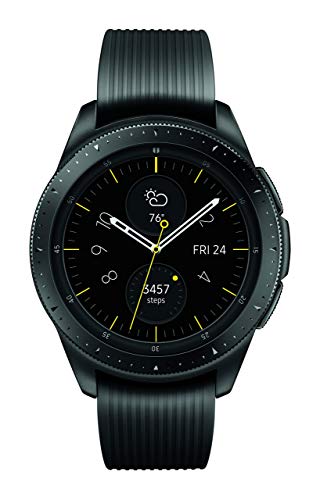 Samsung Galaxy Watch (42mm) SM-R810NZKAXAR (Bluetooth) - Heart Rate Monitor, Black (Renewed)