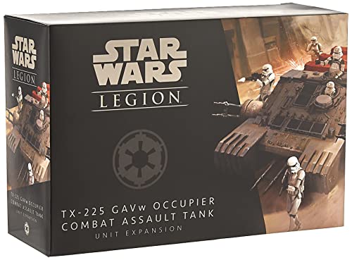 Atomic Mass Games Star Wars: Legion TX-225 GAVw Occupier Combat Assault Tank Unit Expansion - Tabletop Miniatures Game, Strategy Game for Kids and Adults, Ages 14+, 2 Players, 3 Hour Playtime, Made