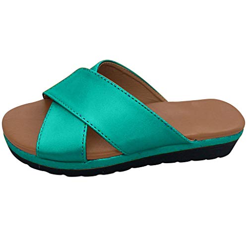 Women's Sandals 2019 New Women Comfy Platform Sandal Summer Beach Travel Shoes Fashion Sandal Ladies Shoes by Gibobby