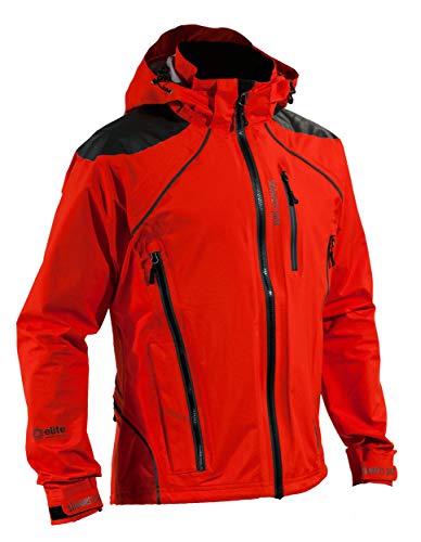 Showers Pass Men's Refuge Rain Jacket - Waterproof & Windproof Packable & Breathable Outdoor Travel Jacket - Cayenne Red XX-Large