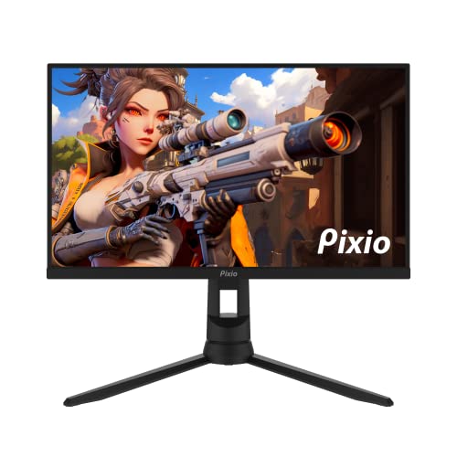 Pixio PX248 PRO 24 inch Fast Rapid Nano IPS 1ms GTG Response Time 165Hz Refresh Rate FHD 1920 x 1080 Adaptive Sync Fully Adjustable Stand Esports Professional Gaming Monitor