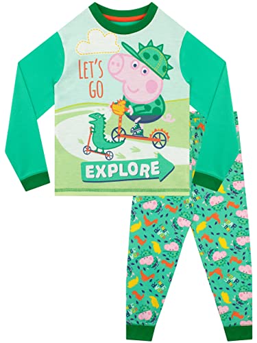 Peppa Pig Boys' Pajamas George Pig Blue 4
